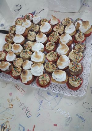 Una foto de Cupcake con aceite