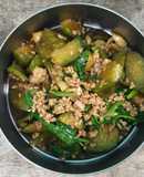 Stir-fried Eggplant with Minced Pork and Sweet Basil