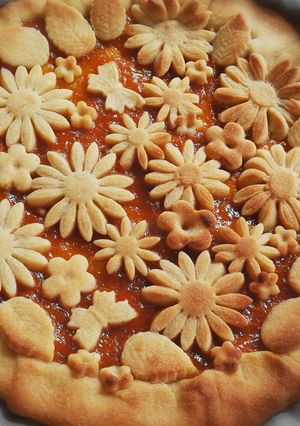 Foto di Crostata con confettura di albicocche
