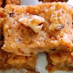 A picture of Akhrot barfi.