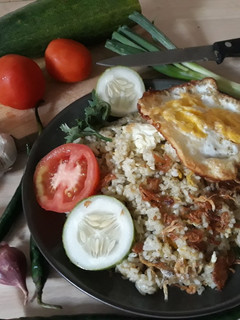 Foto resep Nasi Goreng Teri Cabe Hijau