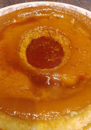 Una foto de Flan casero!!!