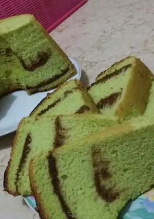 Foto resep Chiffon cake pandan cokelat