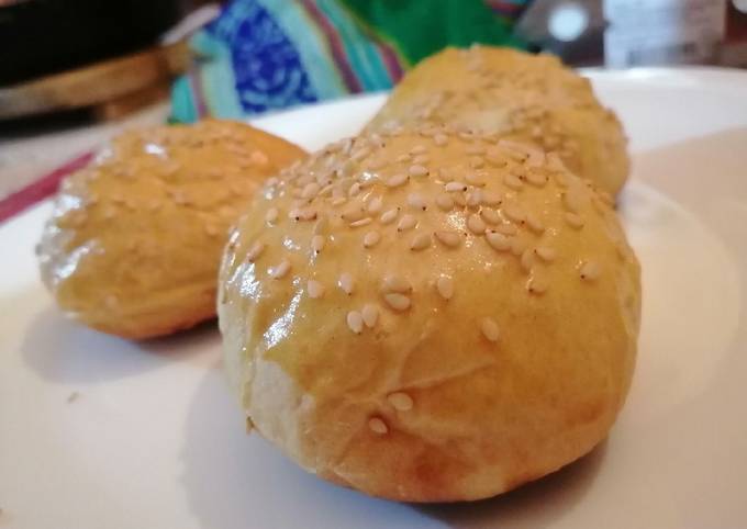 Bollitos rellenos de queso crema Receta de Celeste Rubi G Ramos- Cookpad