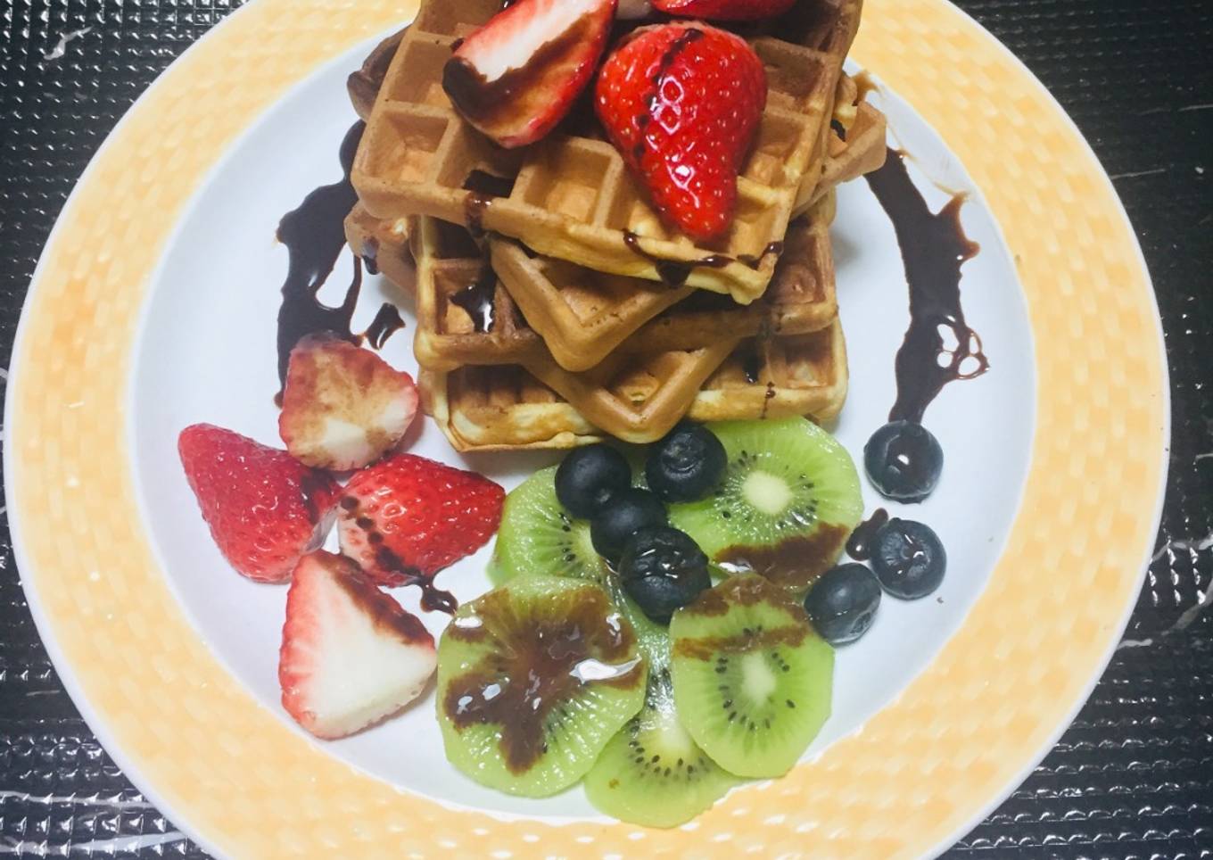 Waffles con avena Saludable!!