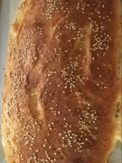 A picture of White bread using bread machine .