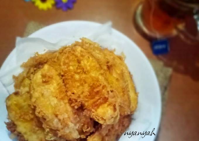Cara Membuat Pisang goreng crispy Anti Gagal