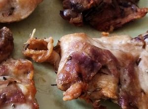 Foto di Sovracosce di pollo in friggitrice ad aria