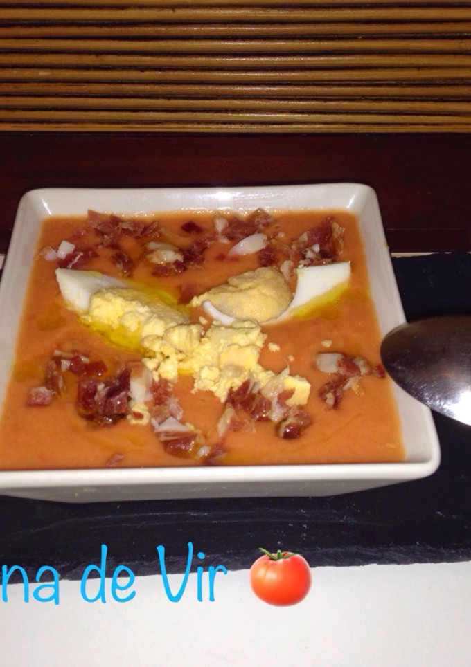 Una foto de Salmorejo cordobés el auténtico !
