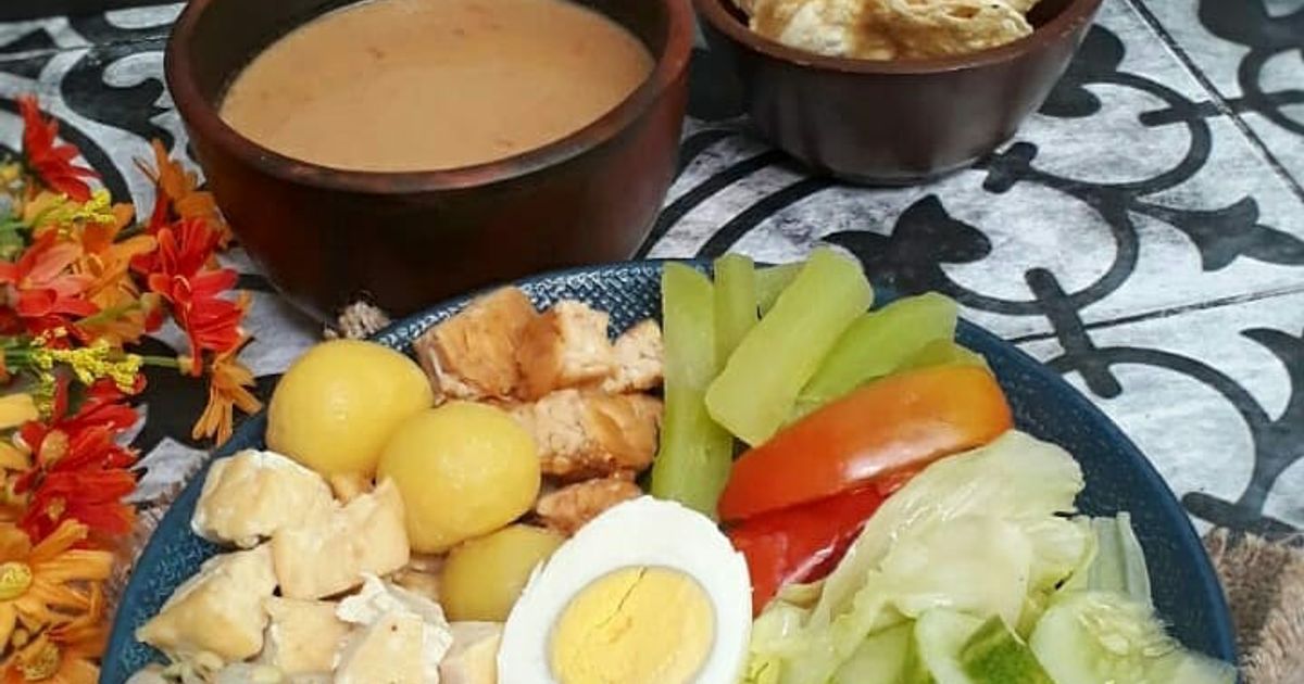 Resep Gado Gado Jawa Timur/Surabaya/Gado Gado Siram oleh Ellisa ...