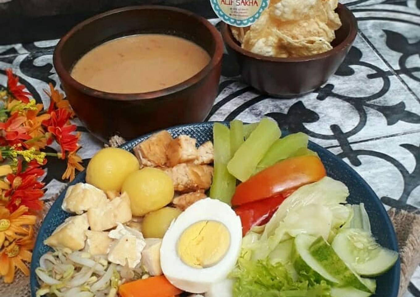 Gado-gado Jawa Timur/Surabaya/Gado-gado Siram