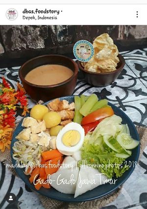 Foto resep Gado-gado Jawa Timur/Surabaya/Gado-gado Siram