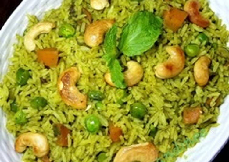 Easiest Way to Make Award-winning Mint pulao