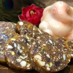 A picture of Dates Dry Fruits Burfi – No Sugar Treat.