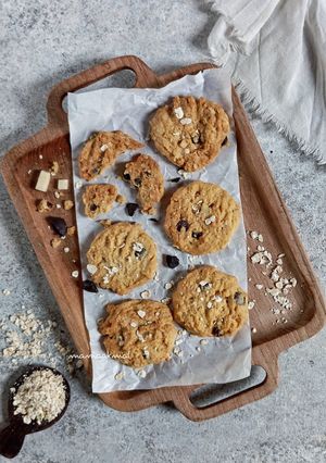 Foto resep Oat Cookies Choco Cheese
