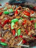 Tumis ebi petai cabe rawit