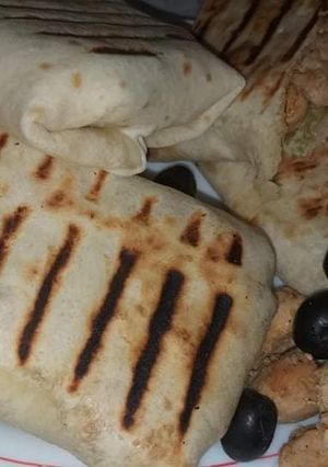 صورة لوصفة الشاورما 🌯 بخبز التورتيلا