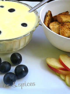 A picture of Custard & croutons.