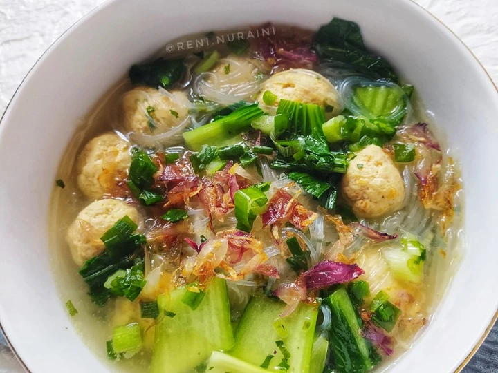 Cara Gampang Membikin Resep Sup Bola-bola Ayam yang Bisa Manjain Lidah Anti Ribet, Sempurna