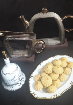 عکسی از دستور شیرینی نخودچی با ریز نکات