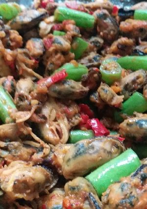 Foto resep Kerang buncis tumis sederhana