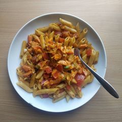 A picture of Vegetarian Tikka Masala Penne.