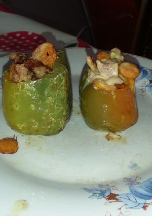 Una foto de Ajíes rellenos