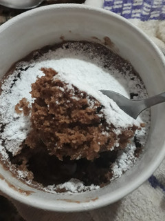 Una foto de Mug cake / bizcochuelo en taza