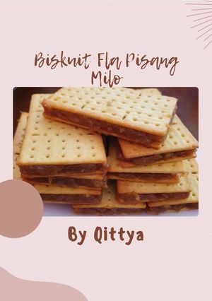 Foto resep Biskuit Fla Pisang Milo