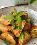 Chả chay kho rau răm