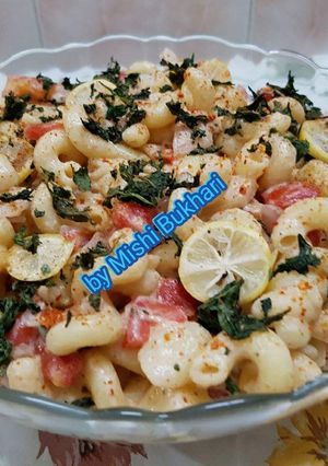 A picture of Macaroni Chaat.