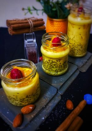 સેફરોન ચીઆ પુડિંગ (Saffron Chia Pudding Recipe In Gujarati) રેસીપી મુખ્ય ફોટો