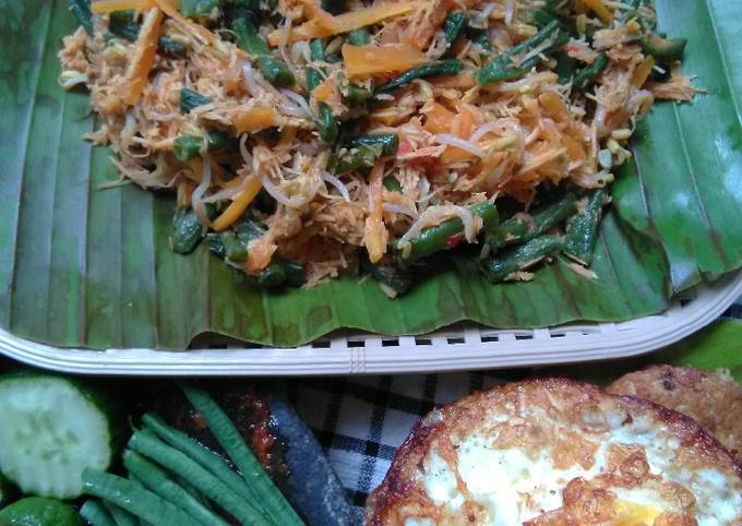 Resep bikin Oseng Sayur Urap Simple  spesial