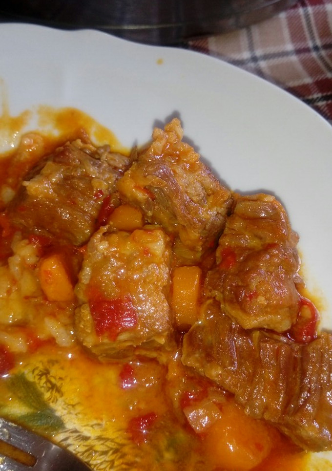 Una foto de Ternera en salsa con cerveza