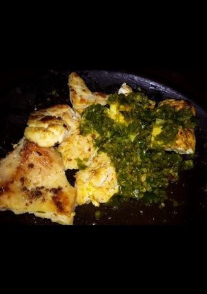 Foto resep Ayam fillet sambal hijau mentah
