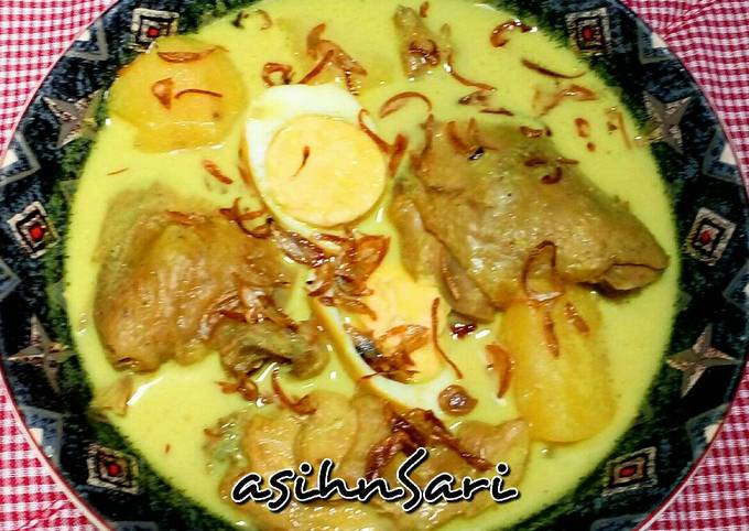 Opor Ayam Kampung (tanpa msg)