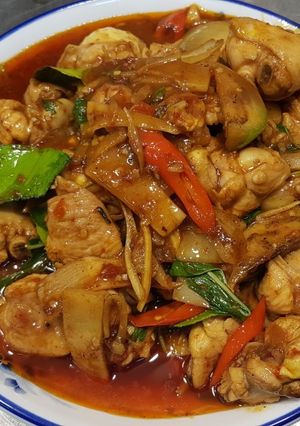 รูปของ คั่วไก่#พริกแกงปักษ์ใต้
