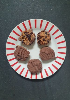 A picture of Cranberry and Preserved Lemon Florentines.