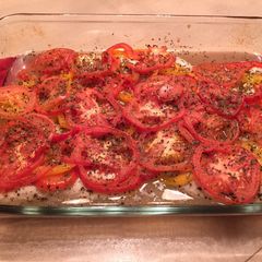 A picture of Pinot Grigio Summer Chicken .