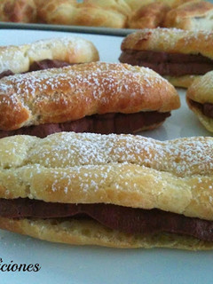 Una foto de Eclairs de trufa