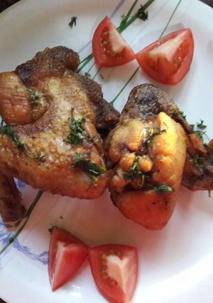 प्लेन चिकन विंग्स (Plain chicken wings recipe in hindi) रेसिपी मुख्य फोटो