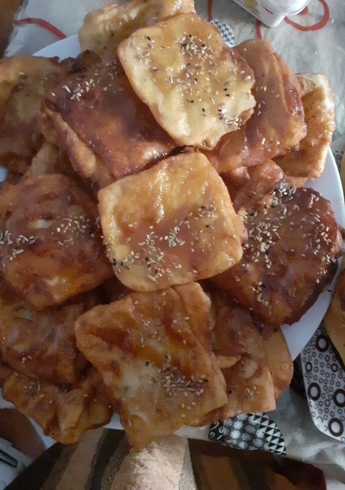 صورة لوصفة رغايف بالعسل