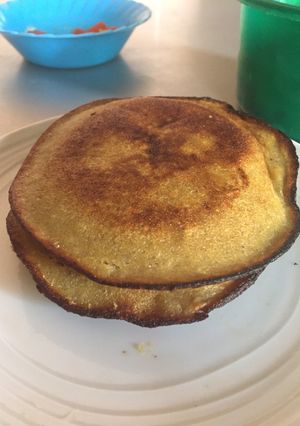 A picture of Overripe plantain pancake.