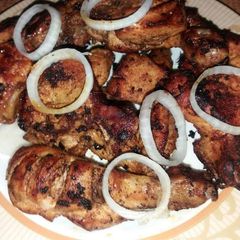 A picture of Chicken tikka.