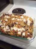 Phili Steak over Pasta