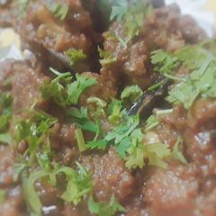 Mutton kema gravy A picture of Mutton kema gravy.