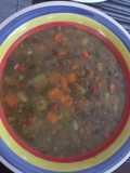 Tipo de lenteja con vegetales