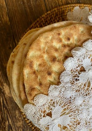 صورة لوصفة خبز السميد الناعم طحين (فرخه)