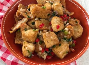 Foto resep Tahu & Tempe Cabai Garam ala Devina Hermawan