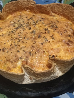 Una foto de Quiche en Airfryer